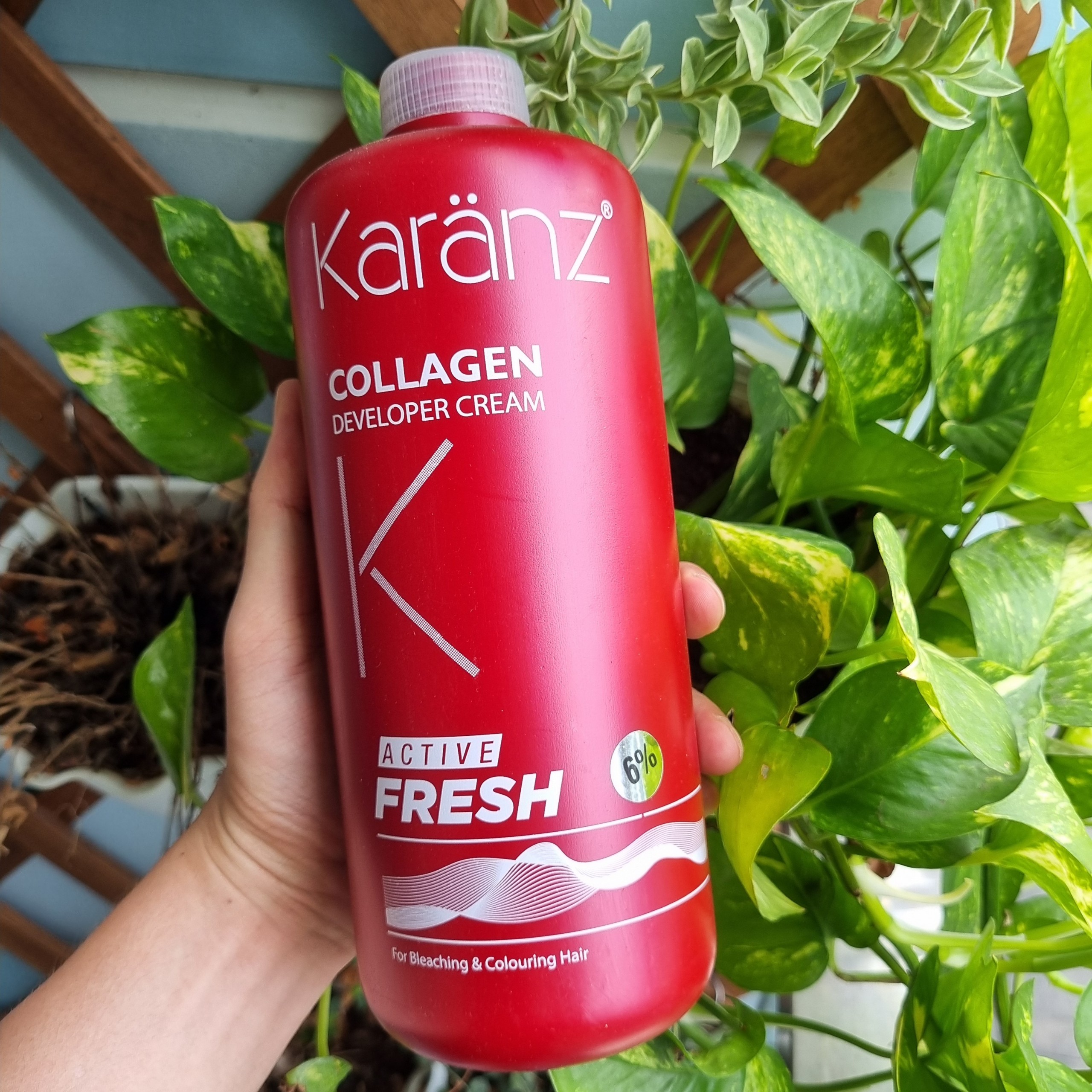 Oxy trợ nhuộm cao cấp Karanz Collagen - 1000ml