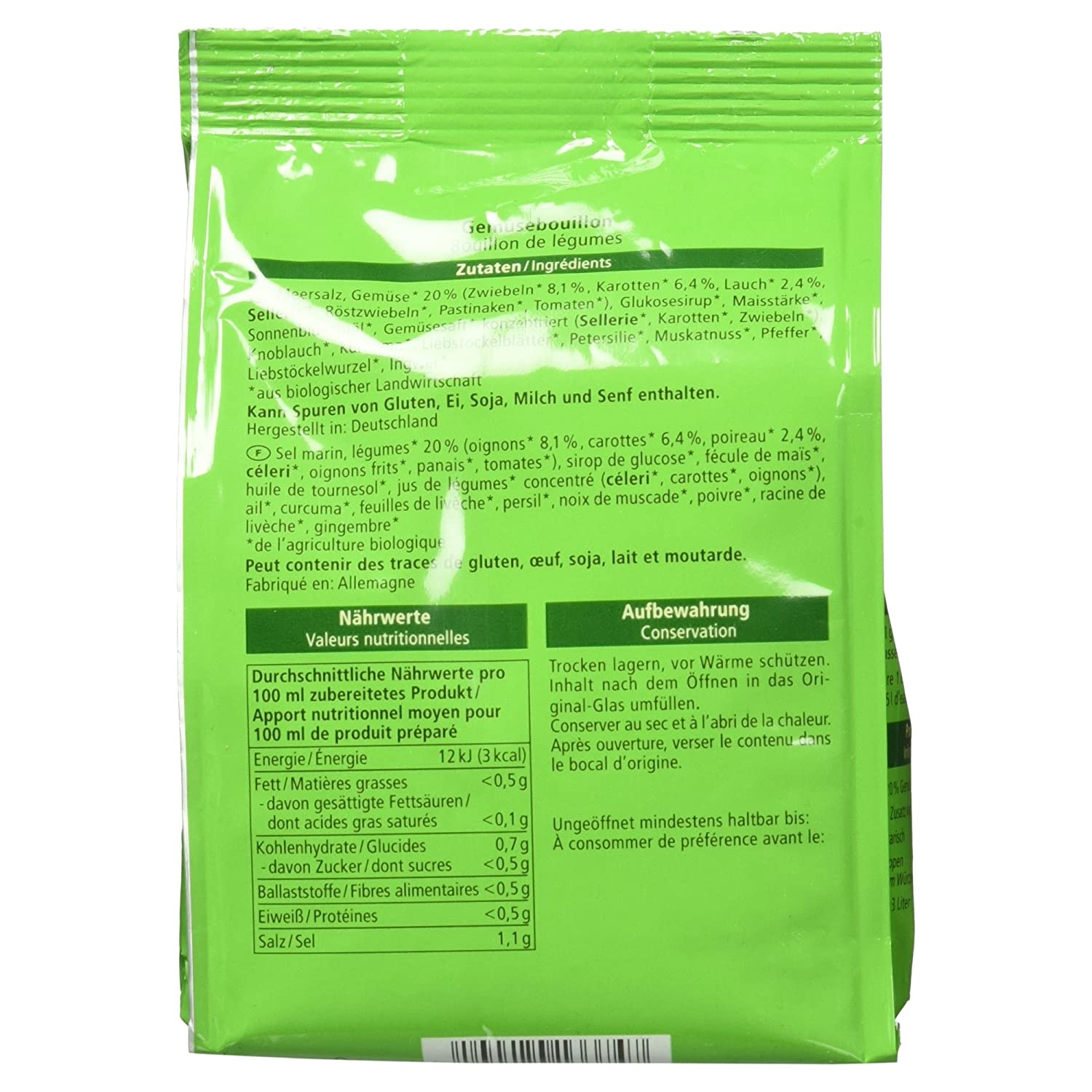 Hạt nêm rau củ hữu cơ EnerBio - 250gr