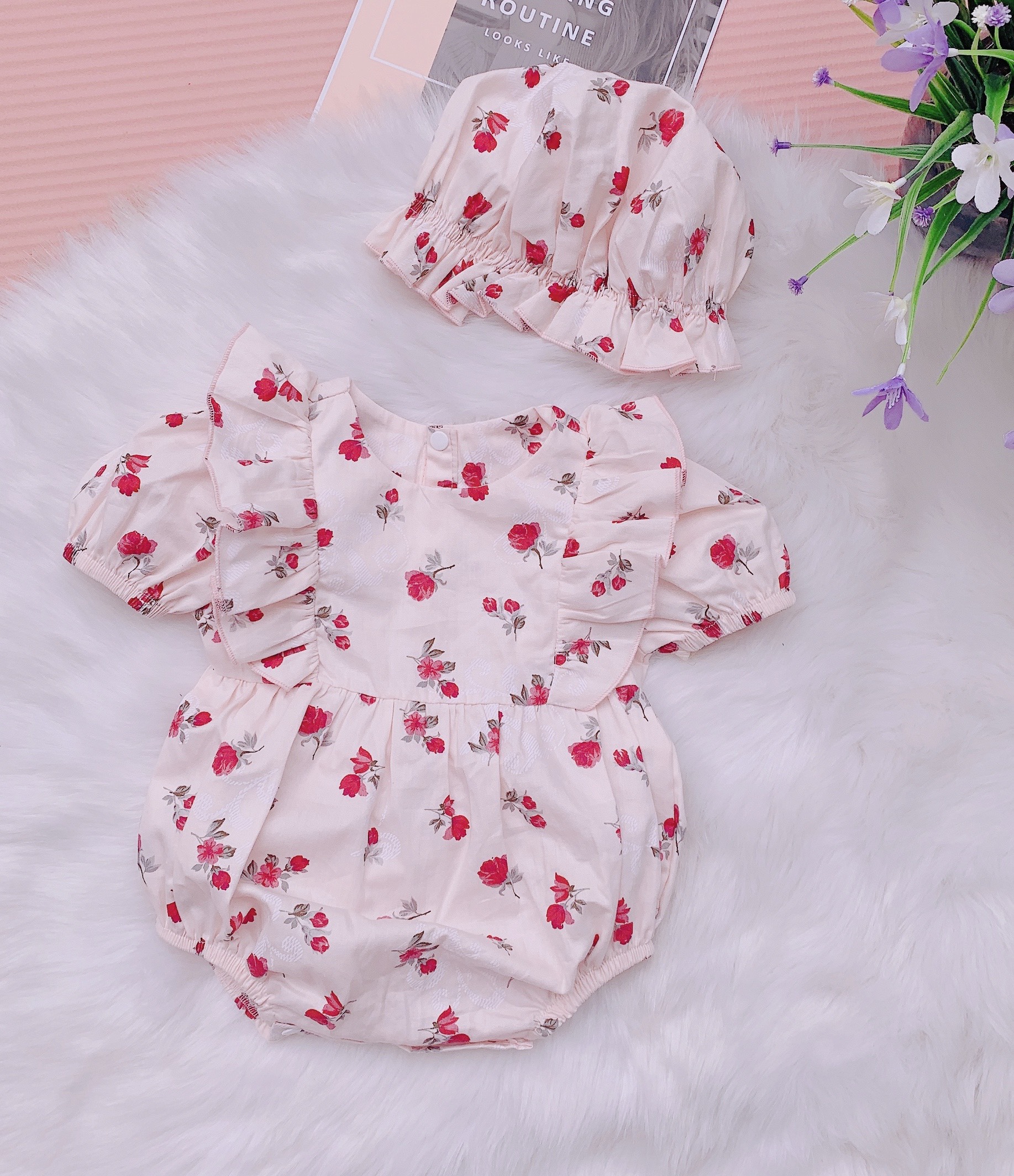 [ CÓ QUÀ TẶNG 🥰] Body cho bé đầy tháng, thôi nôi
