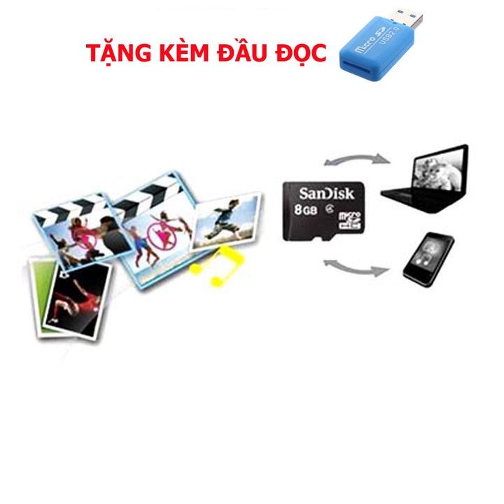 Thẻ nhớ MicroSD 8Gb, thẻ nhớ điện thoại