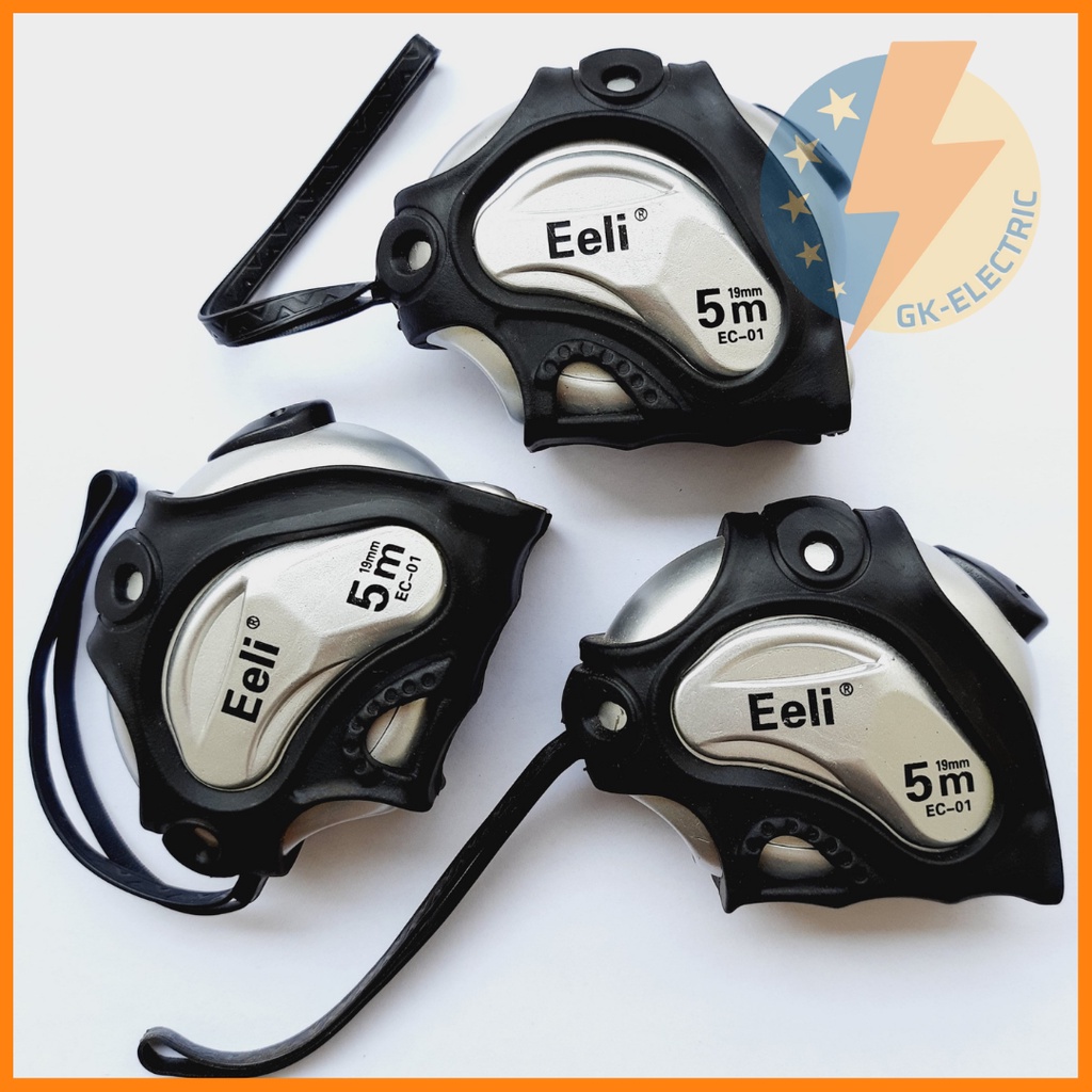 Thước kéo bao da Eeli tự khóa 2 mặt (EC - 01) cao cấp