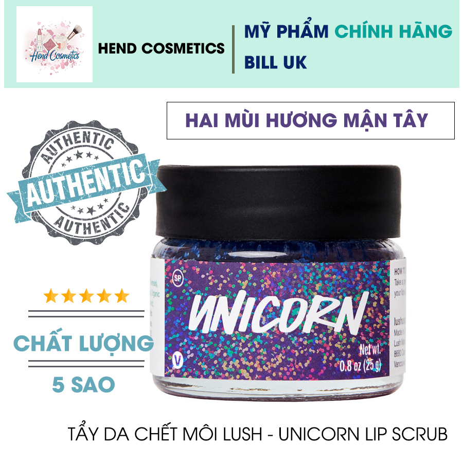 Tẩy da chết môi Lush - Unicorn Lip Scrub