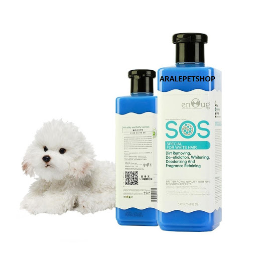 [HCM]SỮA TẮM SOS CHO CHÓ LÔNG TRẮNG 530ml