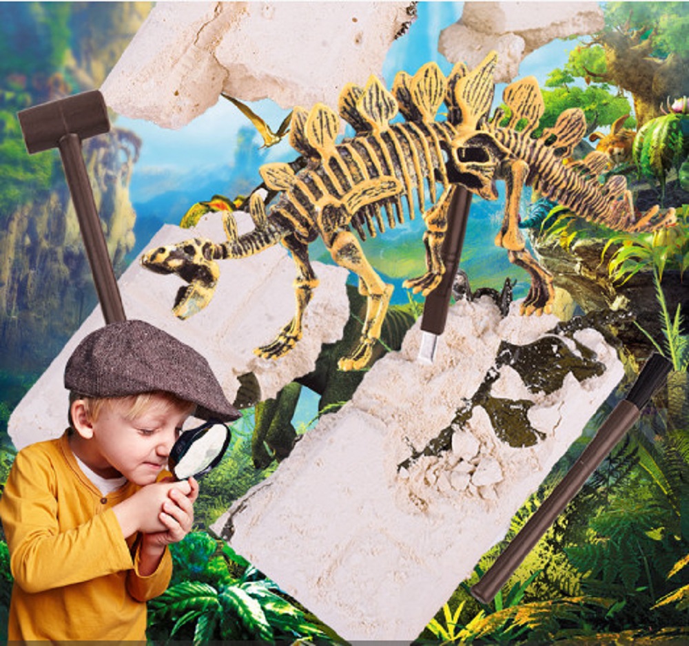 Trò chơi đi tìm kho báu, khai quật khủng long - Đồ chơi khảo cổ học