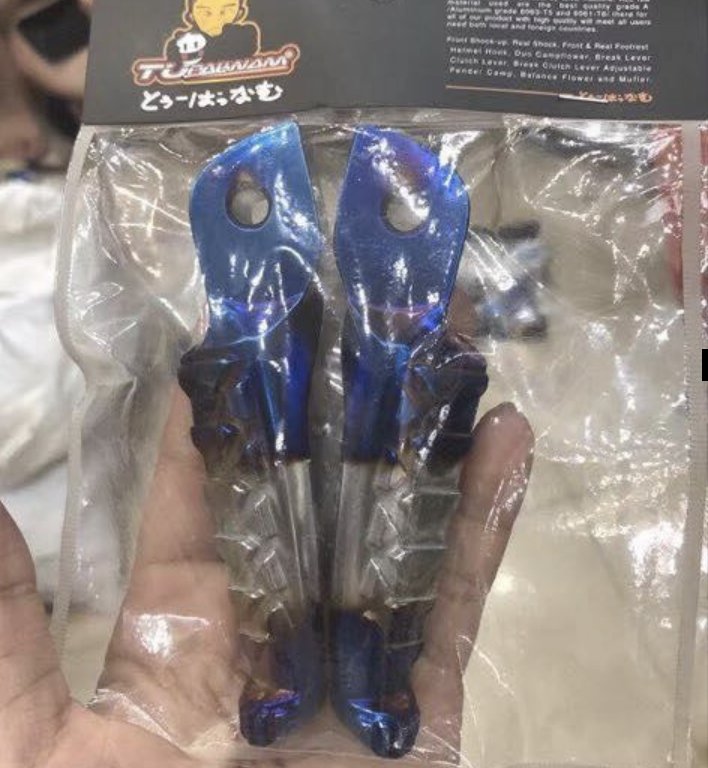 [Xi 7 Màu]Gác chân nhôm xi 7 màu gắn xe Vario CLick AB Wave