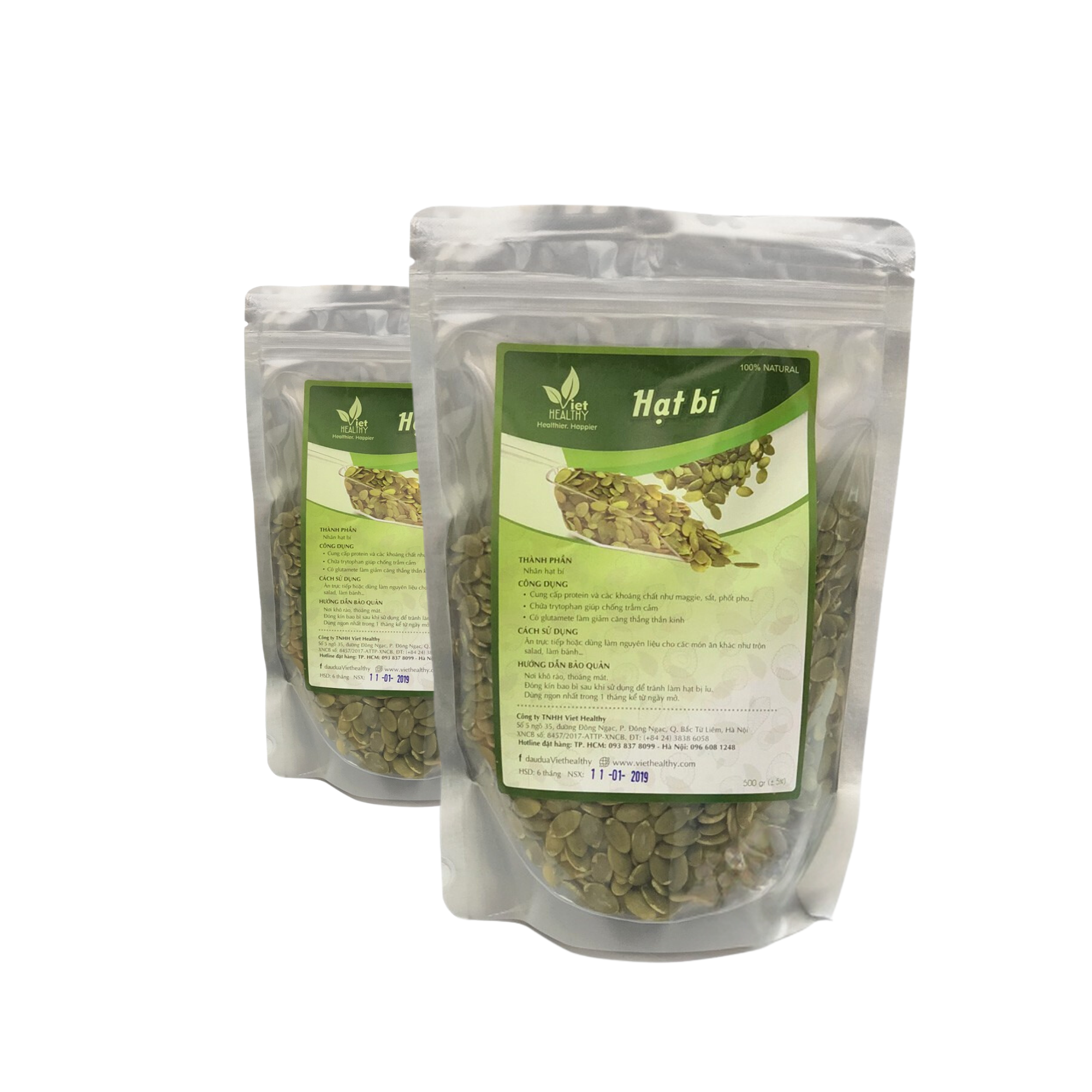 Viet Healthy Pumpkin Seeds 500Gr