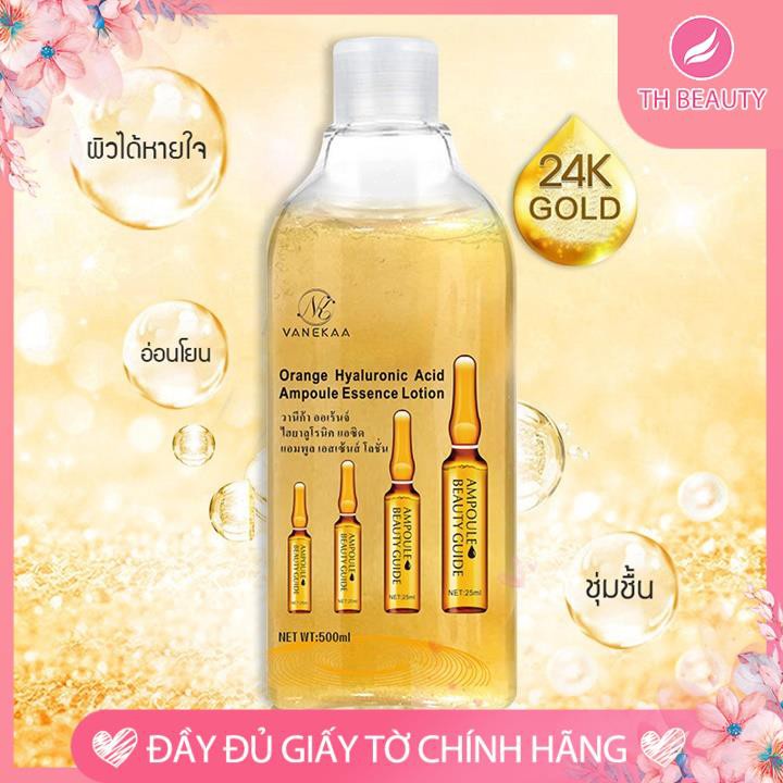 [Chính hãng] Toner tinh chất vàng lá 24k Vanekaa