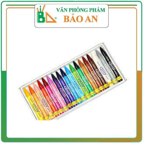 Bút sáp queen 18 màu .Màu vẽ đậm, đều, mịn, có khả năng chồng màu và phối màu rất tốt.