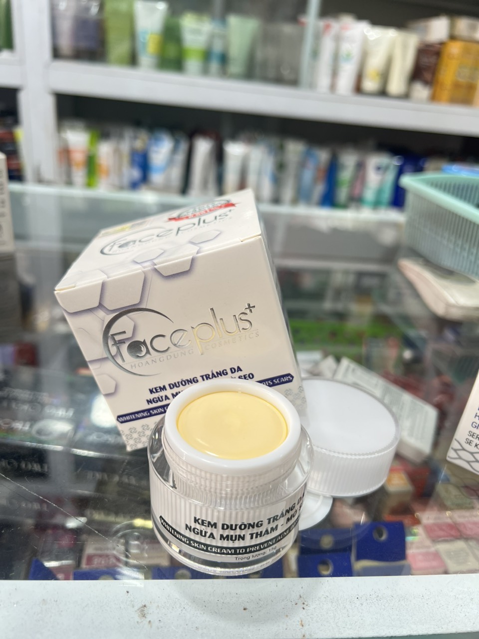[ TẶNG MẶT NẠ] KEM DƯỠNG TRẮNG DA NGỪA MỤN THÂM FACEPLUS+ ( 10g - 15g)