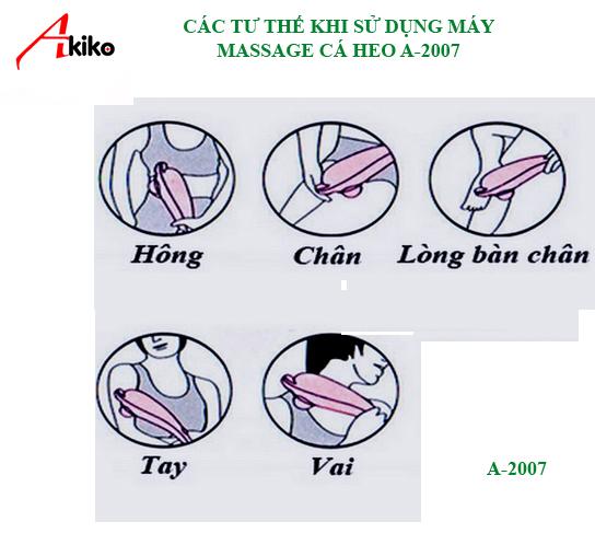 (BH 12 THÁNG)Máy matxa toàn thân cầm tay Akiko A-2007