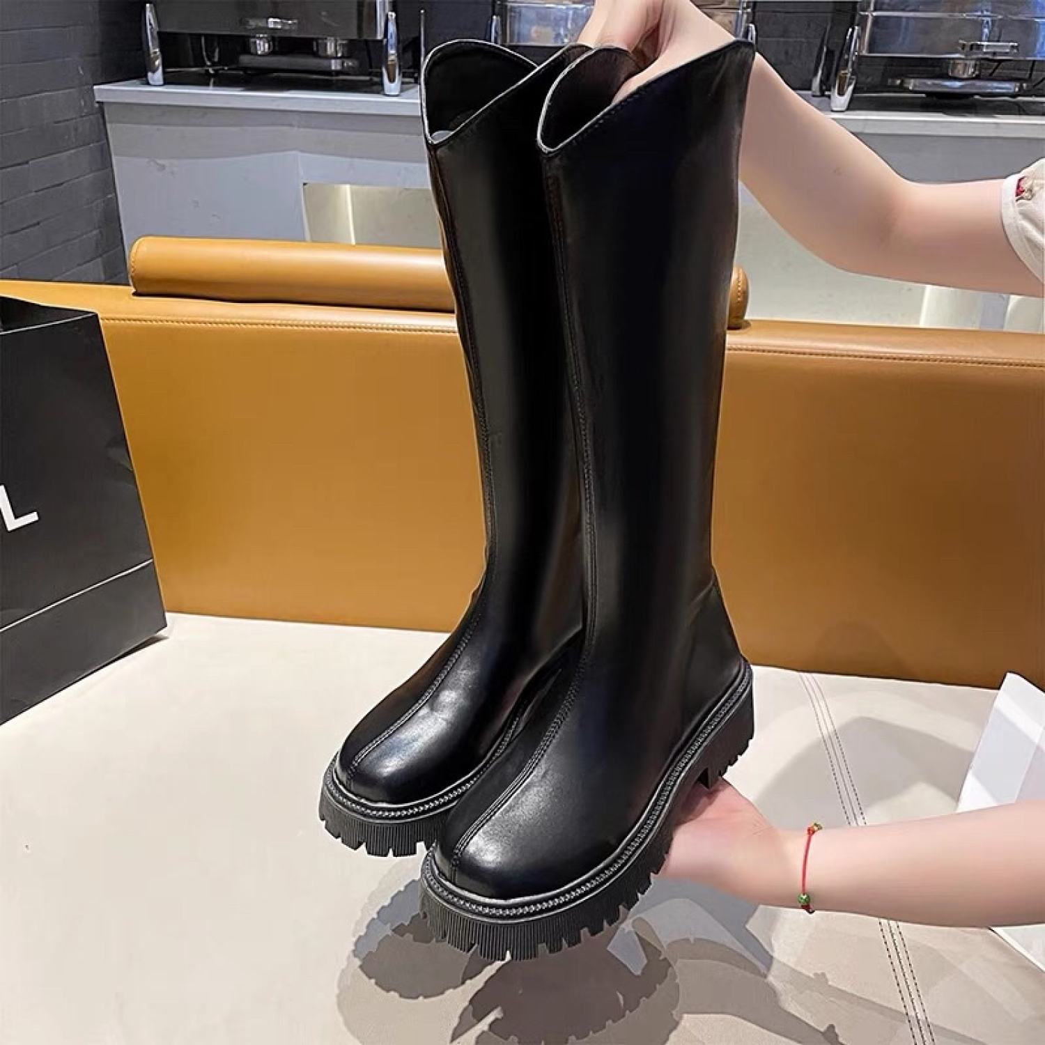 BỐT ĐÙI CỔ V 4 Phân CHẤT DA ĐẸP