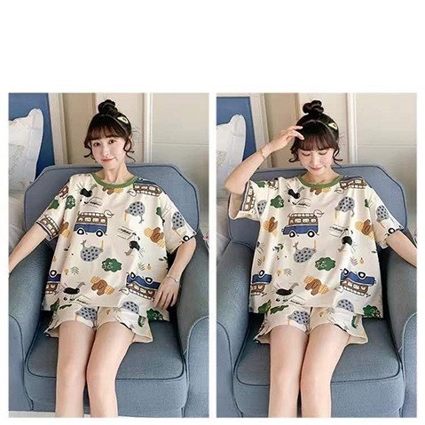 Đồ bộ nữ mặc nhà thời trang mới nhất - Chất liệu Cotton cao cấp
