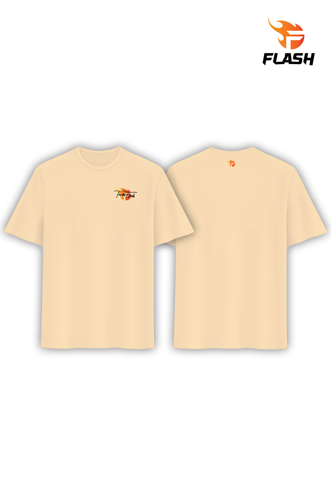 [HCM]Áo thun Thêu logo Team Flash - Basic Tee