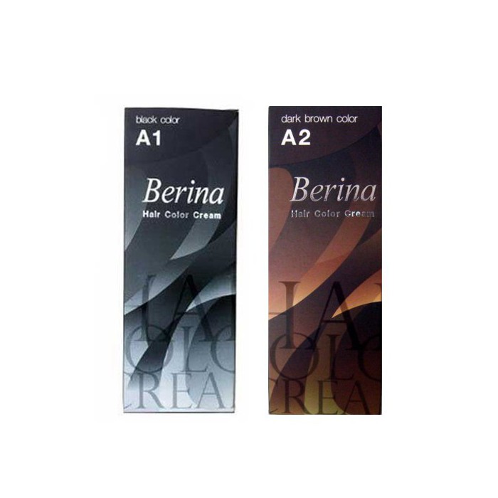 Nhuộm đen tóc, phủ bạc tóc berina 60ml thái lan