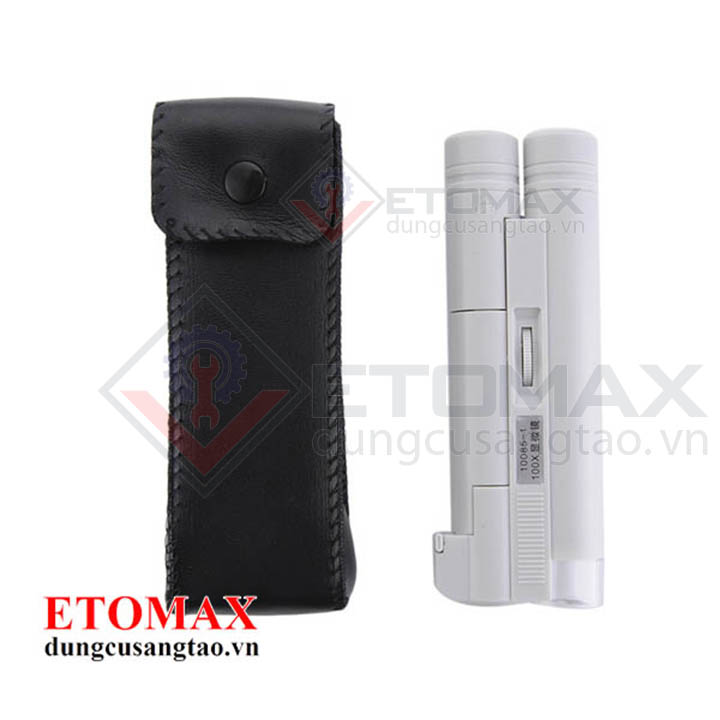 Kính lúp 100X có thước đo