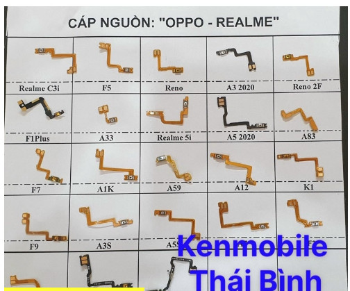 Cáp nguồn oppo reno 2f