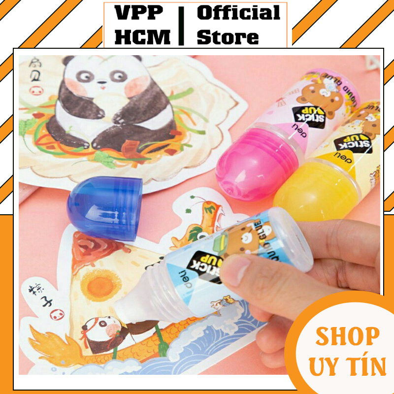 [1 Lọ] Keo Dán Giấy Hình Gấu DELI E7301