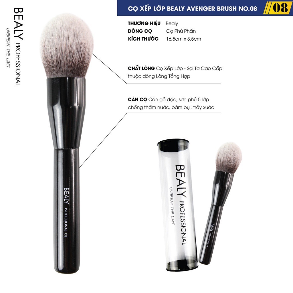 CỌ XẾP LỚP BEALY AVENGER BRUSH NO.08