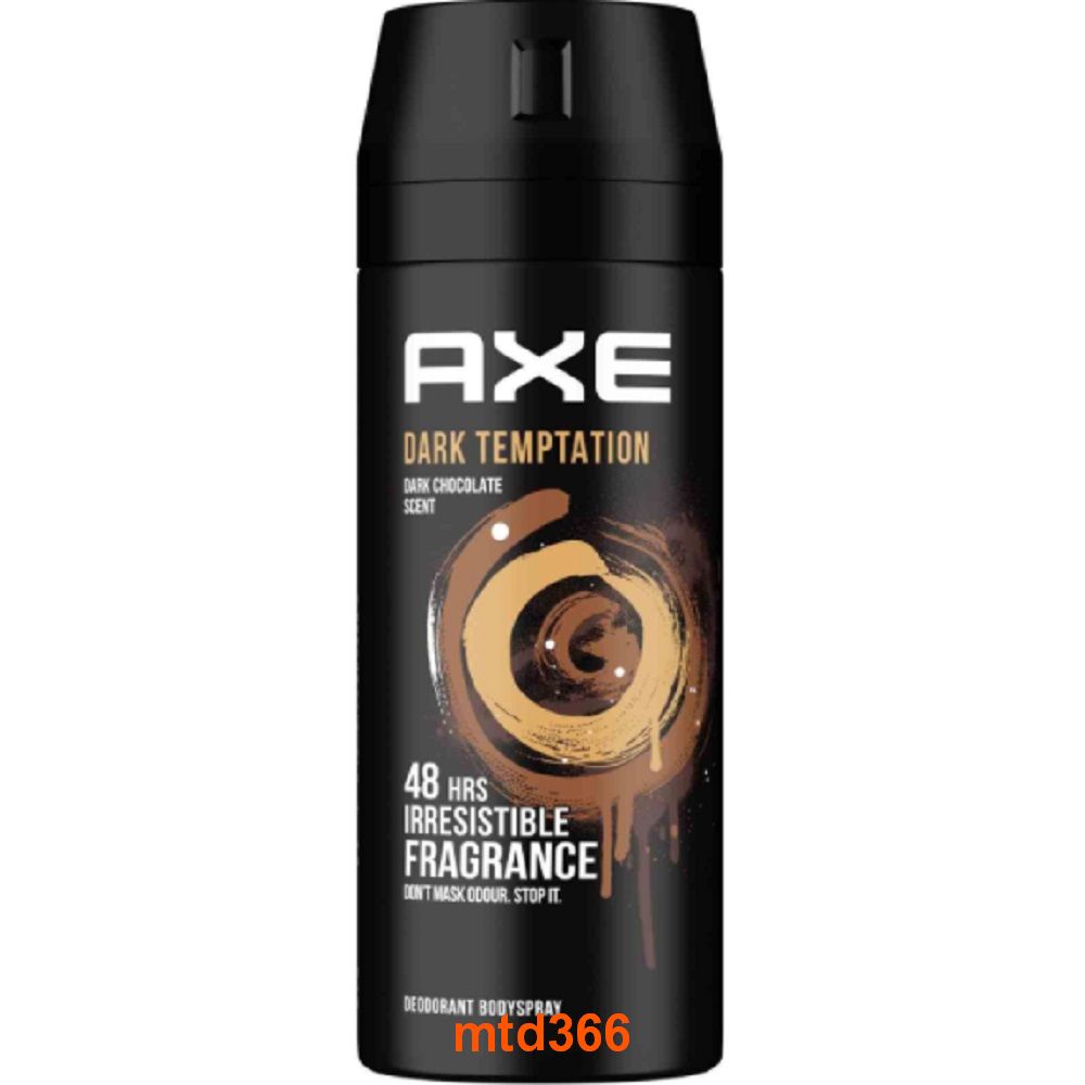 Xịt Khử Mùi Axe 150ml Dark Temptation Longer