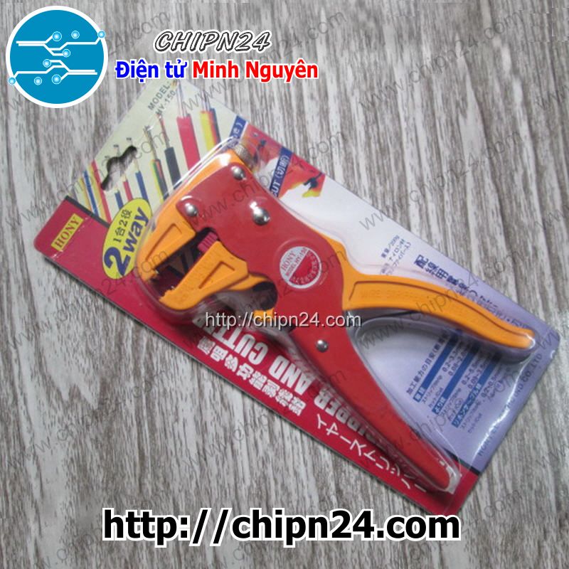 Kìm tuốc dây điện màu cam hony hy-150