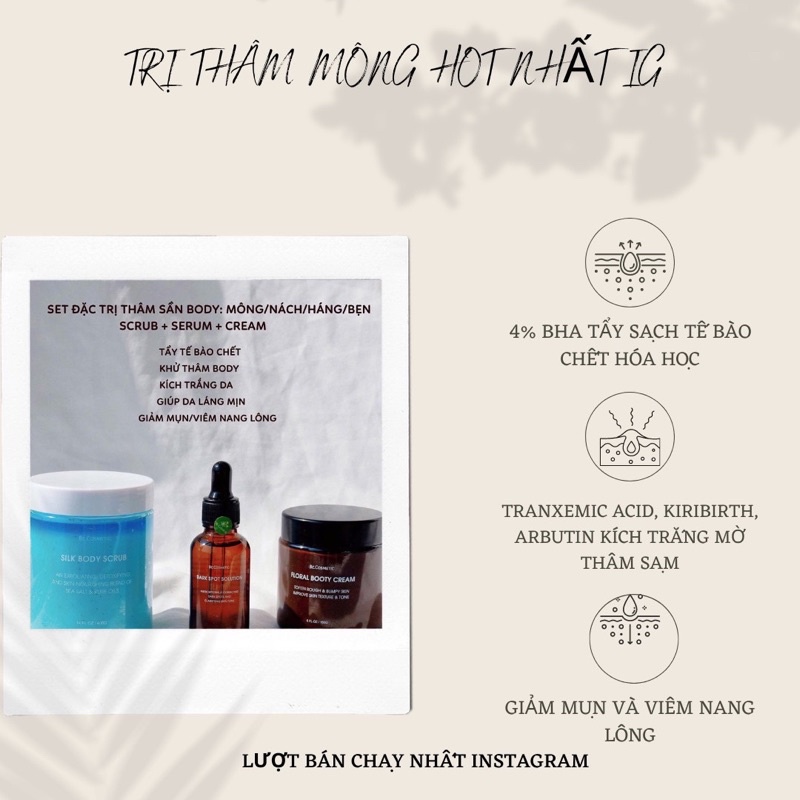 Set giảm thâm sần body