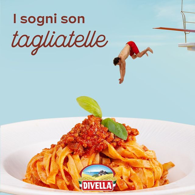Mì Ý Tagliatelle sợi dẹt DIVELLA gói 500g [Mỳ Ý Pasta Chính Hãng]
