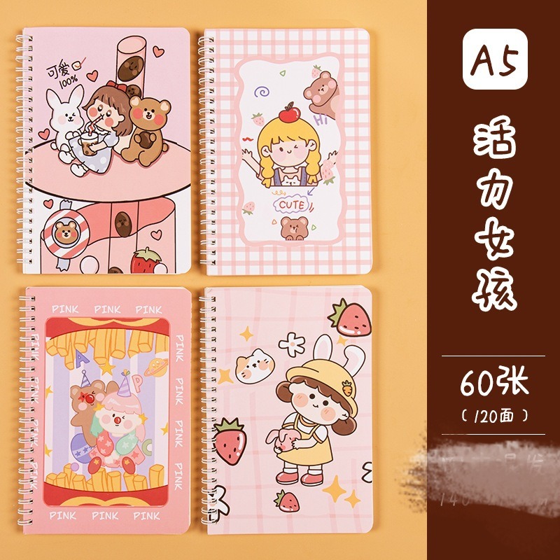Sổ tay lò xo siêu dễ thương - size lớn - STICKERY