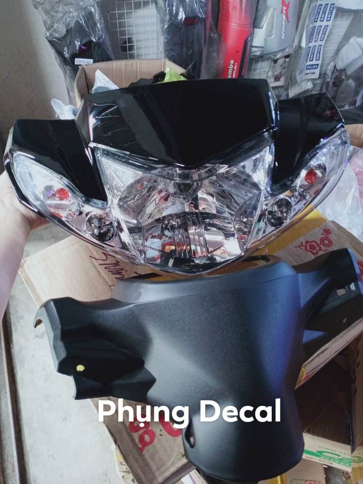 Ốp đầu Si hello thắng đùm(phanh cơ) lắp Sirius