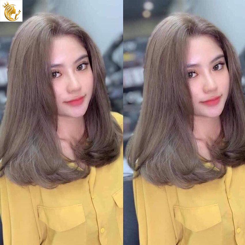 Thuốc Nhuộm Tóc Màu Nâu Tây Kèm Oxy