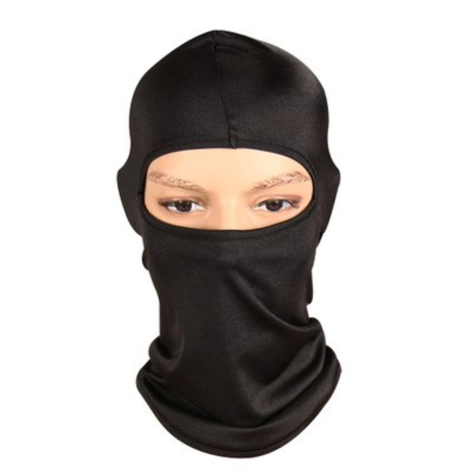 COMBO 5 Khăn trùm mặt nạ đi phượt NINJA (Đen)