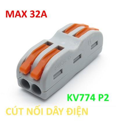 Bộ 10 cút nối dây điện nhanh 4 cổng 2 đầu