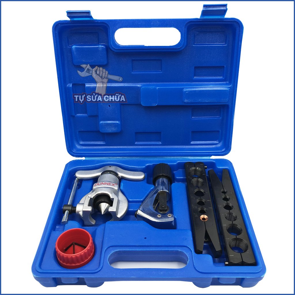 Bộ loe ống đồng lệch tâm chính hãng Dunnex loại xịn, bộ lã ống đồng