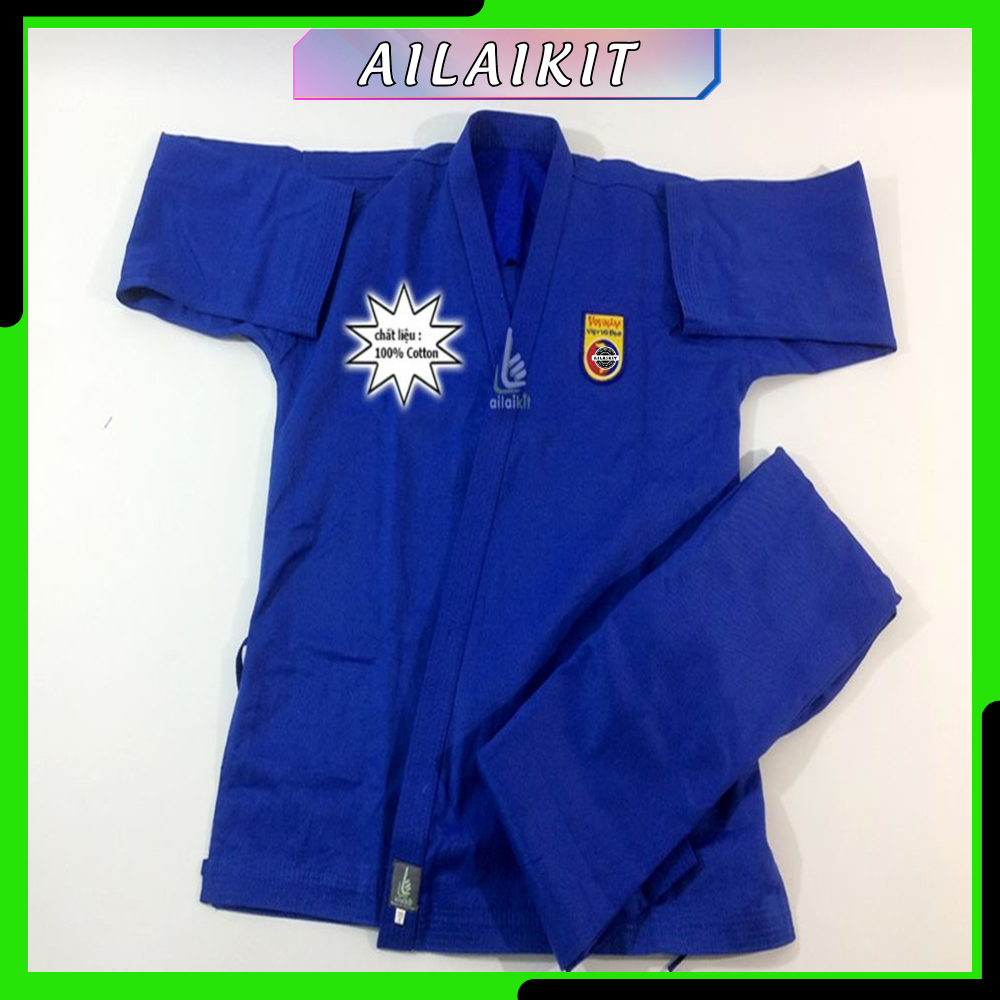 [HCM]{Võ Phục Vovinam Cotton  Ailaikit}  Xuất Khẩu Hàng Cao Cấp Dành Cho HLV