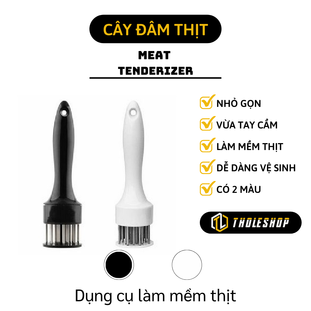 Cây dằm thịt cầm tay - Cây đâm thịt làm mềm thịt, ướp thịt làm bít tết - Dụng cụ làm mềm thịt nướng BBQ