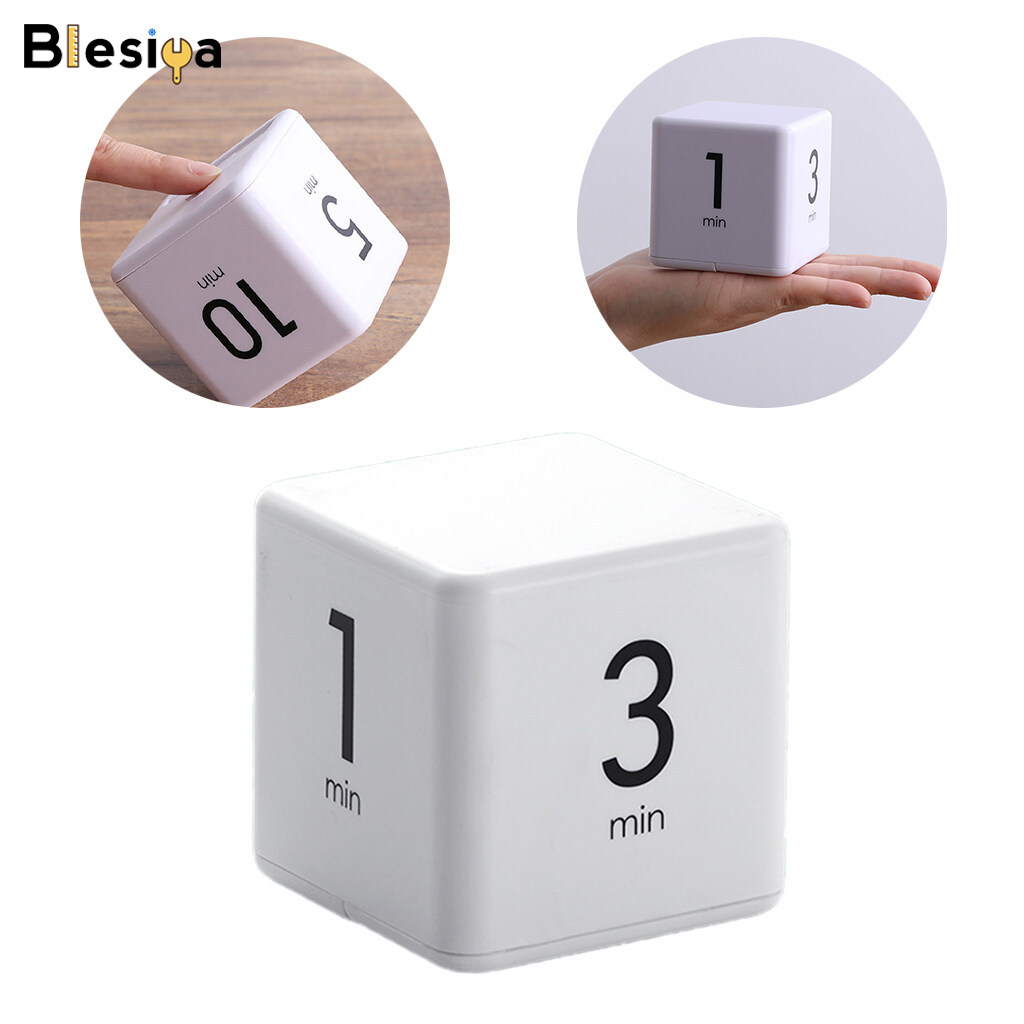 BlesiyaCube Timer Digital Timer Cooking Timer w/ LED Display