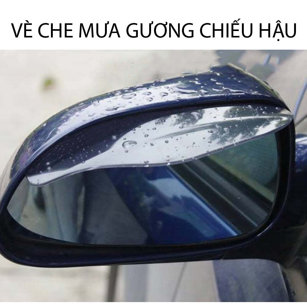 Combo 2 Miếng Vè Che Mưa Gương Ô Tô