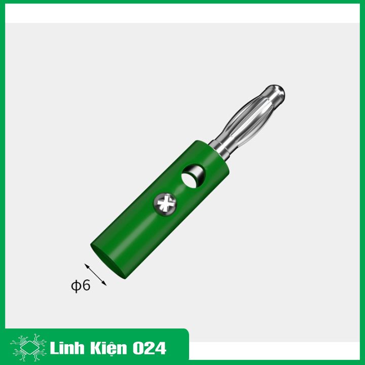 Combo 5 đầu jack bắp chuối 4mm đực cao cấp nhiều màu