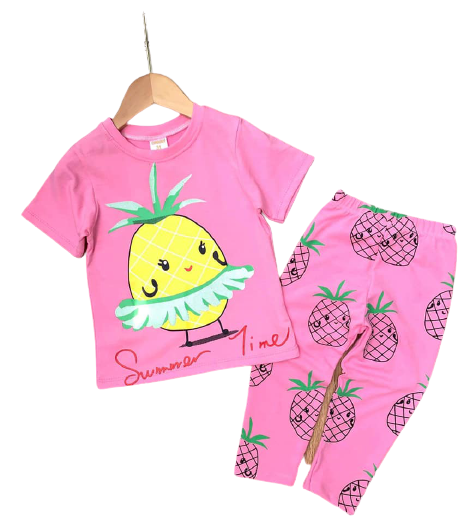 [HCM]Bộ tay ngắn quần dài thun cotton chính phẩm cho bé gái size đại từ 20 đến 40kg - Bộ quần áo trẻ em nhiều màu