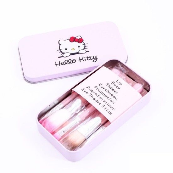 [HCM]Bộ Cọ Trang Điểm 7 Cây Hello Kitty