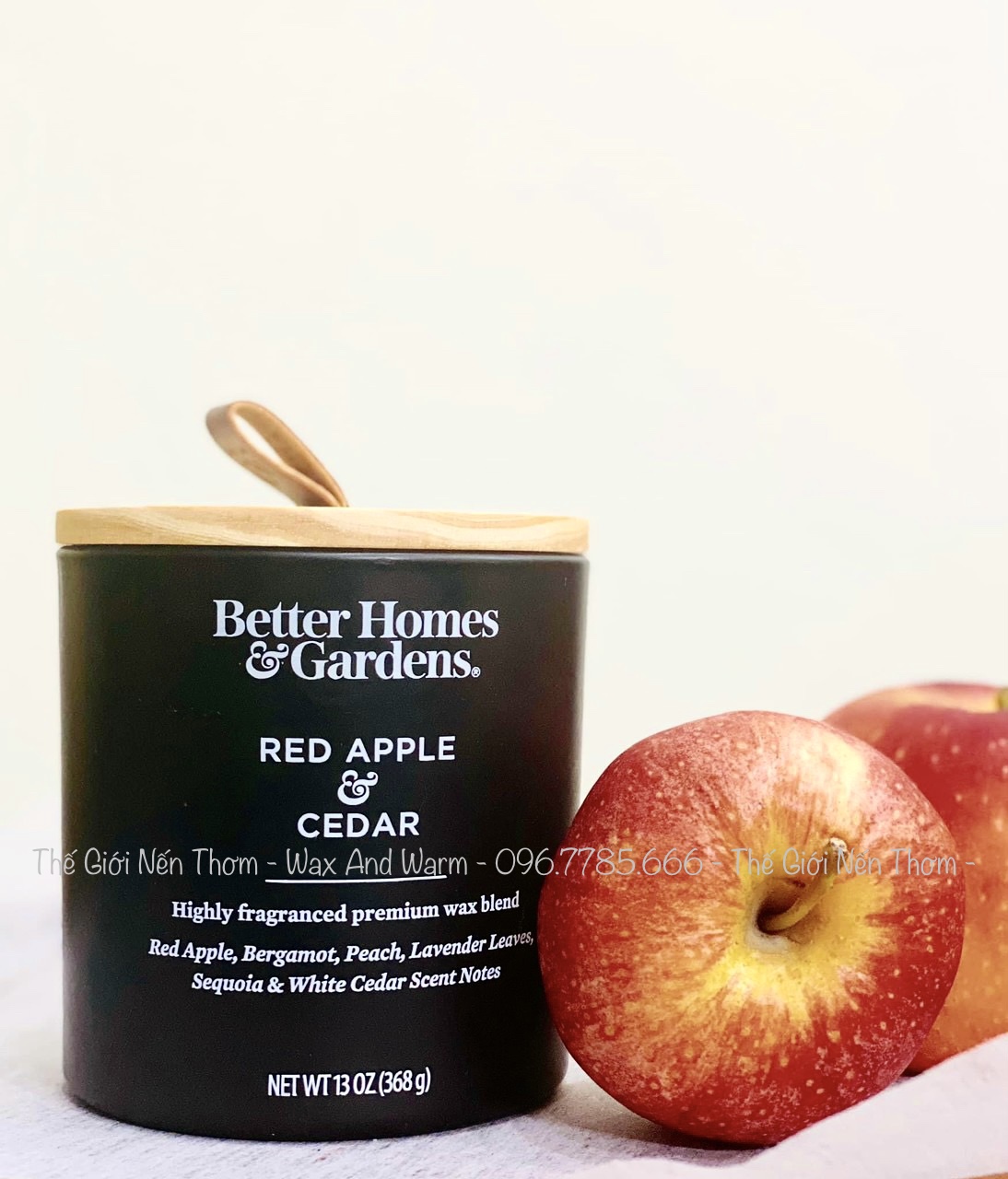 Nến thơm BETTER HOMES & GARDENS 368gr 13oz bấc gỗ 9 mùi