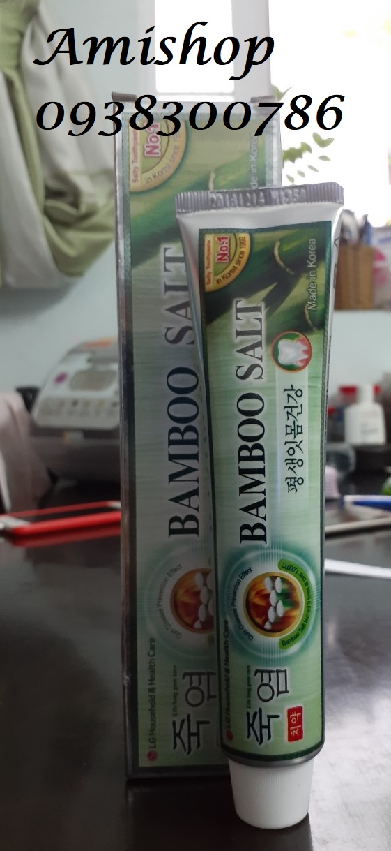 [HCM]Kem đánh răng muối tre Bamboo Salt 140g