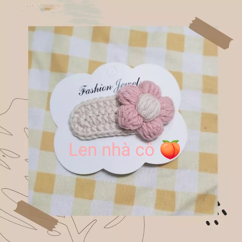 [ Handmade ] KẸP TÓC LEN nhiều mẩu
