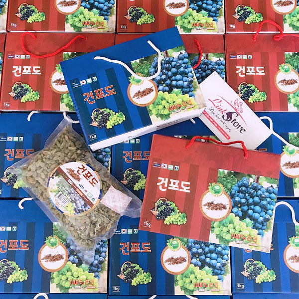 Nho Khô Hàn Quốc 1KG (Thượng Hạng)