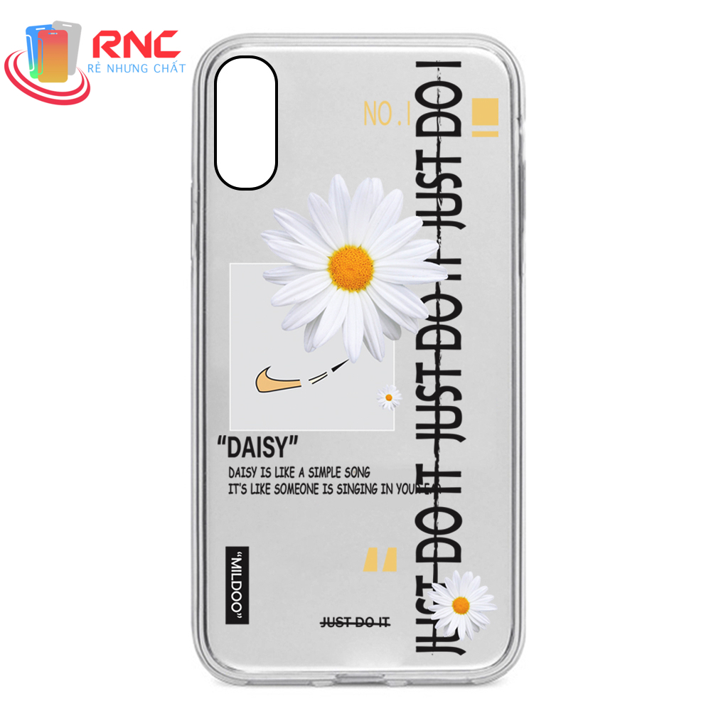 Ốp lưng Vsmart Star Hoa Cúc Peaceminusone dẻo trong Silicone in hình(sản phẩm có 6 mẫu)