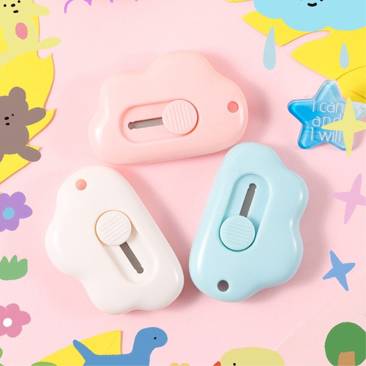 Paper knife cute cute mini cloud knife ROC knife