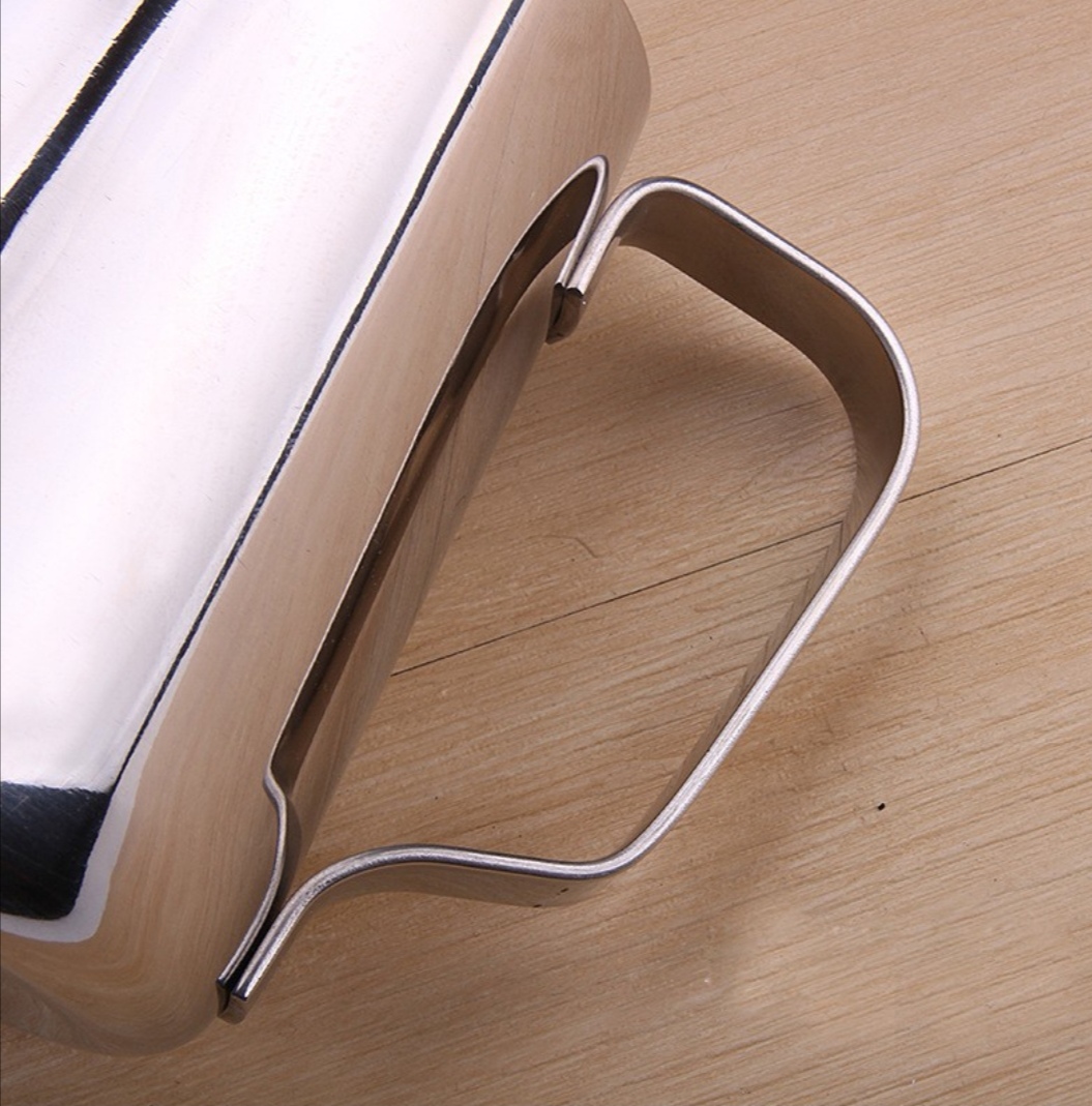 Ca Đánh Sữa INOX  Có Vạch Chia Inox