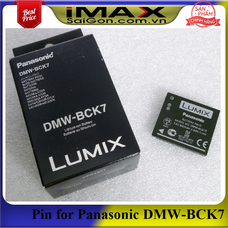 Pin thay thế pin máy ảnh cho pin  DMW-BCK7