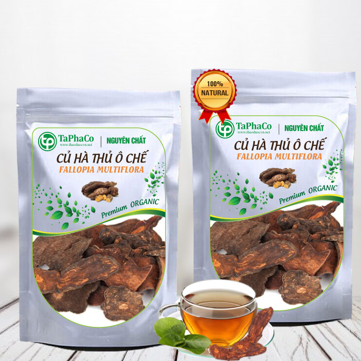 Củ Hà Thủ ô Đỏ Cao Cấp 500g Đã Qua Sơ Chế Với Đỗ Đen