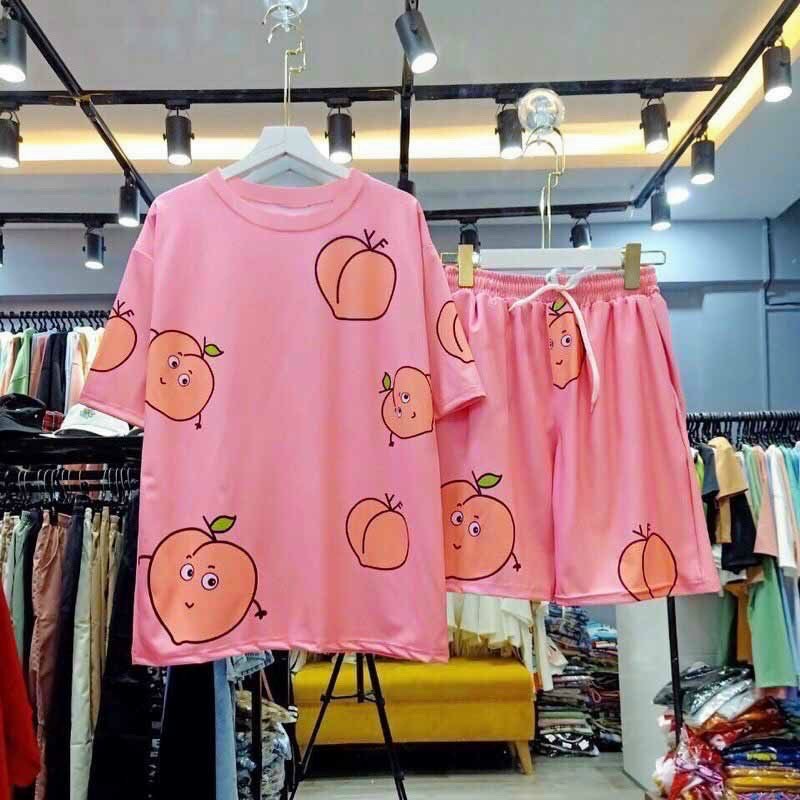 ĐỒ BỘ QUẦN ÁO THUN ĐÙI TRÁI CÂY THỜI TRANG