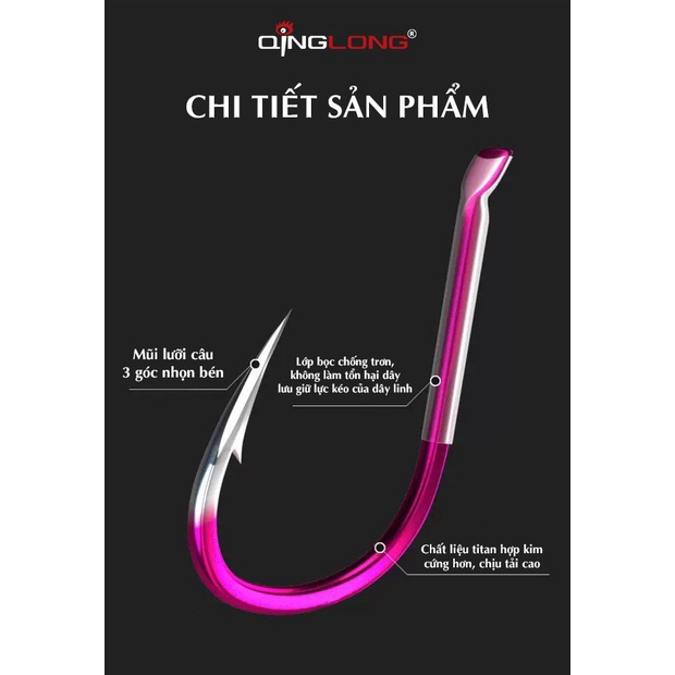 Lưỡi câu săn hàng Simago Tetra cao cấp ( vỉ 8c)